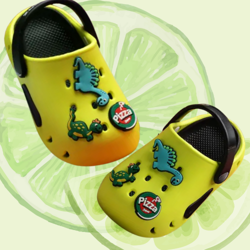 CloudStride Clogs: Electric Lime