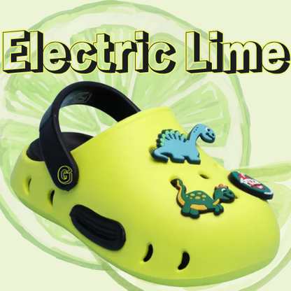 CloudStride Clogs: Electric Lime