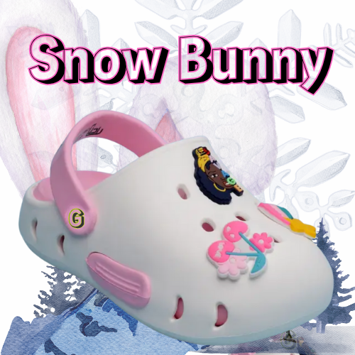 CloudStride Clogs: SnowBunny