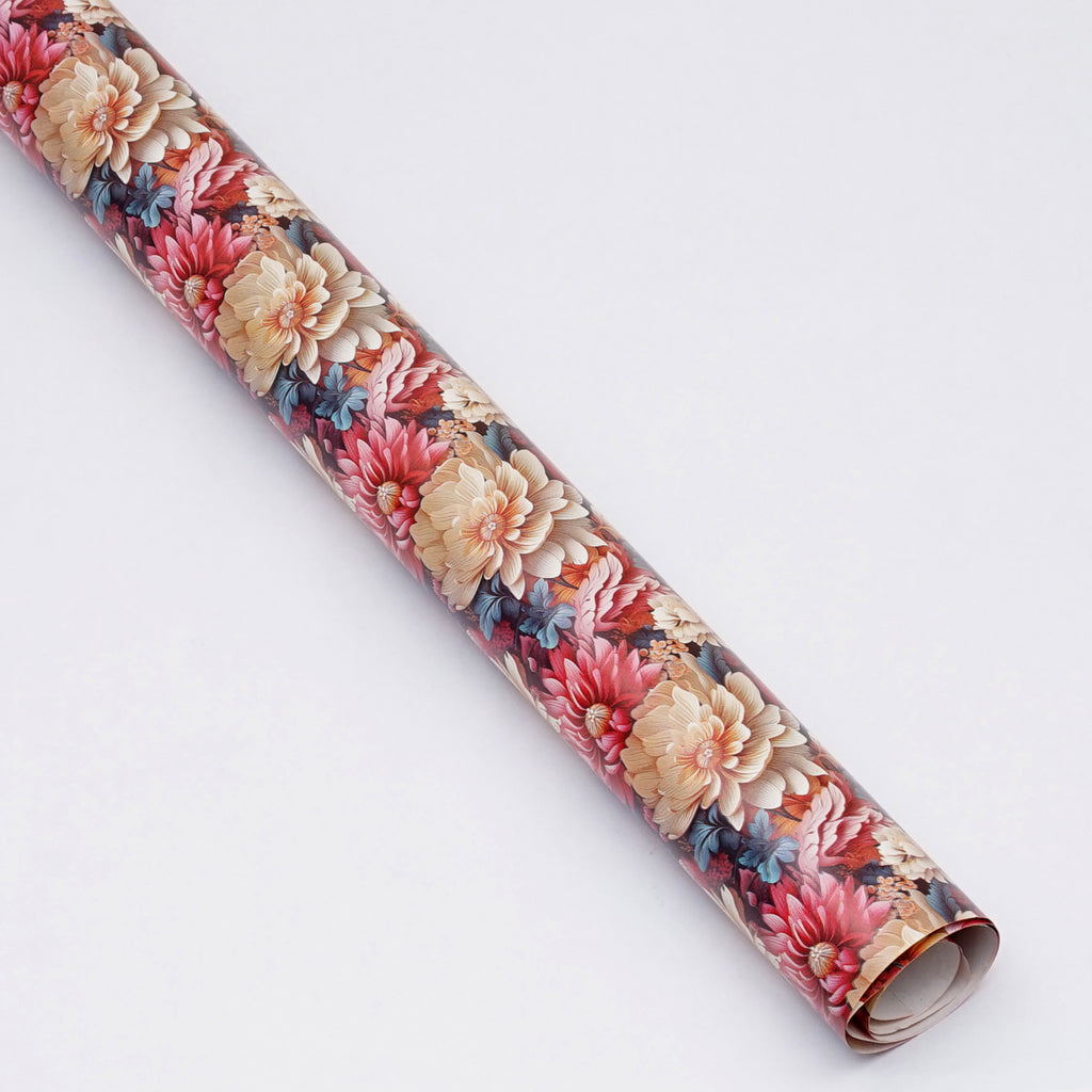 KOSY Floral Gift Wrapping Paper Sheet