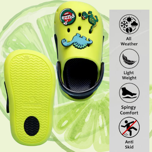 CloudStride Clogs: Electric Lime