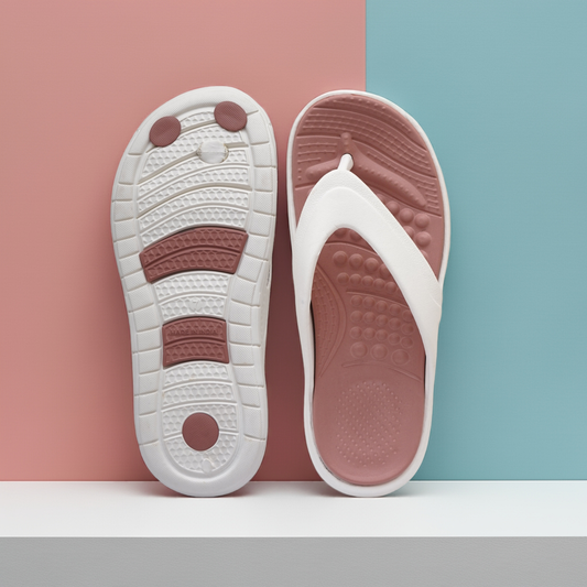 GAITO Aero Flip Flops: Blush